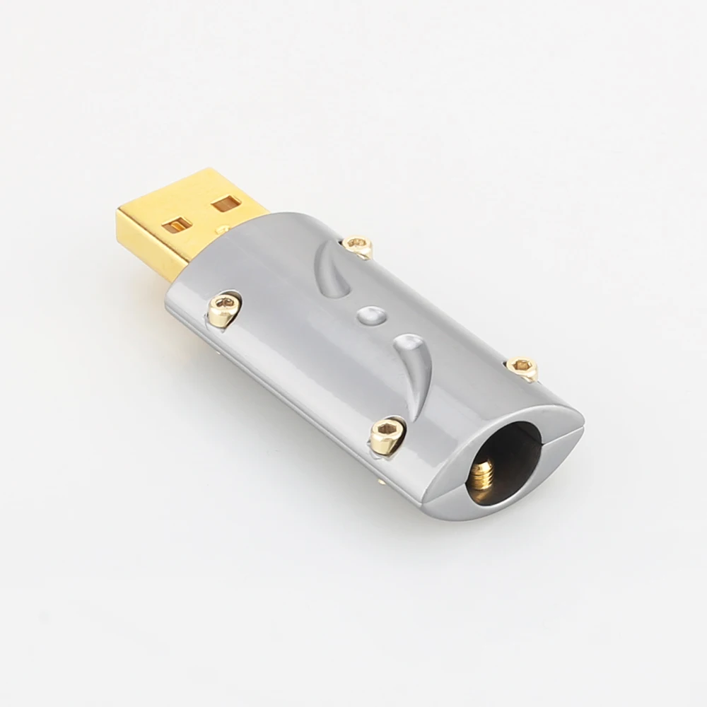 Виборг UA201 высококлассный позолоченный USB 2.0 24K штекер A DIY HI Fi кабель бронзовый