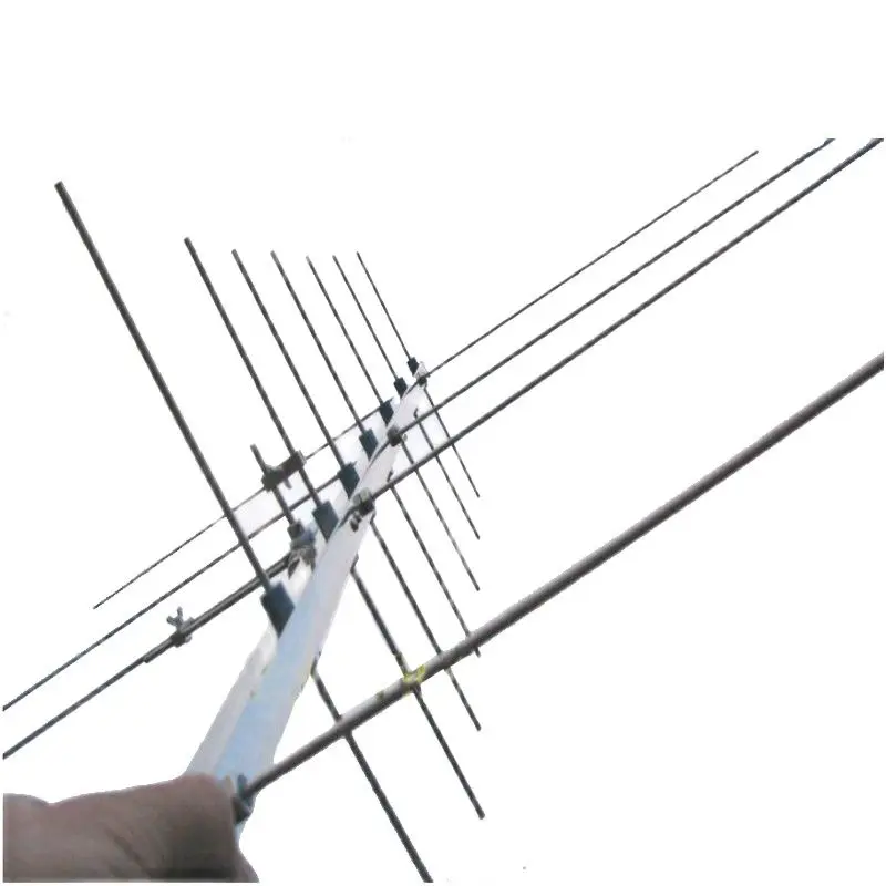 Antena Amateur de Radio satelital, repetidor de Walkie Talkie de dos vías, antena UV Yagi Aerial 430-440 143-146MHZ 15dbi