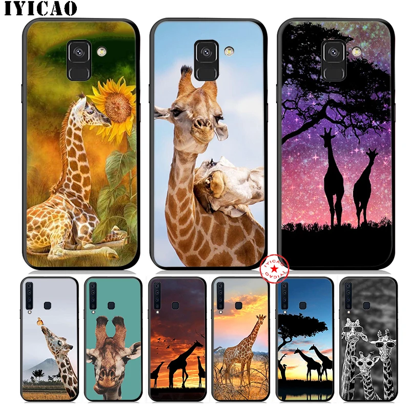 IYICAO жирафа животных Fanny мягкий чехол для телефона samsung Galaxy A50 A70 A60 A40 A30 A20 A10 M40 M30 M20 M10