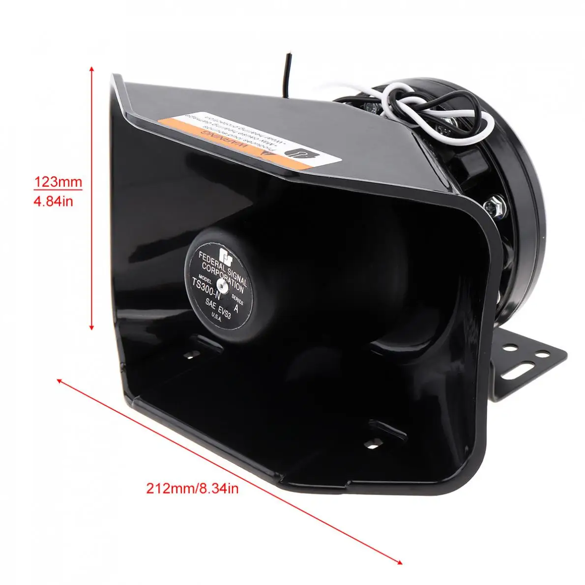 12V 400W 18 тон громкий автомобильный сирена Рог Предупреждение сигнализации полицейская сирена рупор громкоговоритель с микрофоном Системы