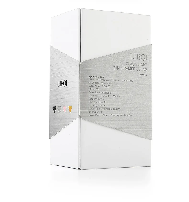 Beauty fill light+ 0.4X-0.6X широкоугольный+ 15X Макро 3 в 1 объектив мобильного телефона без виньетирования