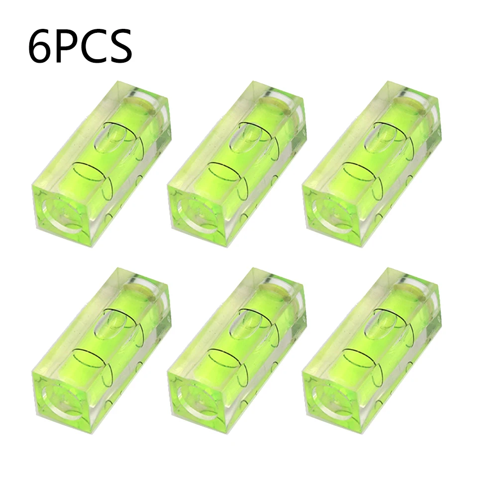 

For Leveling Tubular Spirit Level 40mm 15x15x40mm Universal 6pcs Square