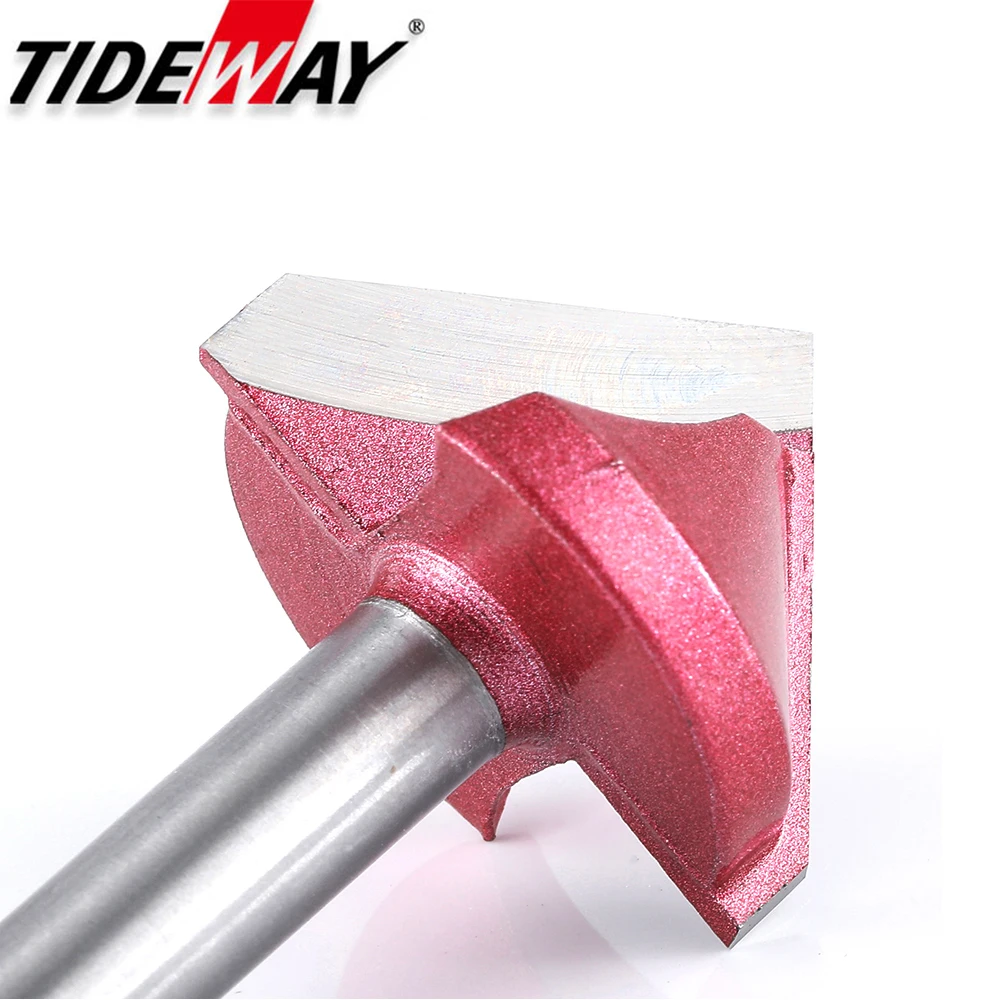 Tideway 8 мм хвостовик V Бит фрезерные фрезы для древесины Вольфрам