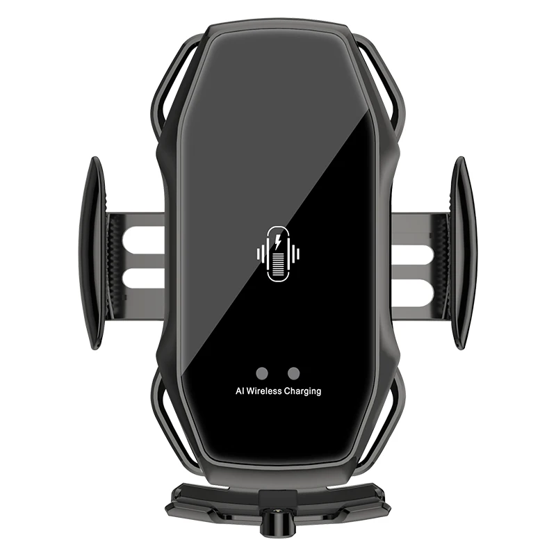 

A5S 10W Wireless Car Charger Automatic Clamping Fast Charging Phone Holder Mount Car for iPhone 12 Huawei Samsung Smart Phones