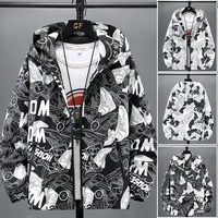 mens hooded jacket camouflage jacket spring and autumn new fashion brand jacket casual jacket street coat plus size m 7xl