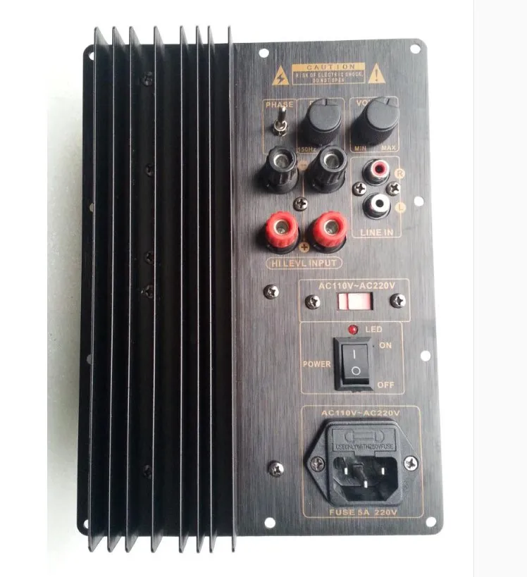 High-power 220V 150W subwoofer home active subwoofer amplifier board