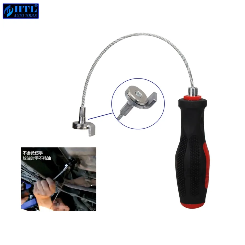 

Сильная Магнитная дренажная масляная пробка инструмент для удаления гаечных ключей против ожогов Магнитный отстойник инструмент для удал...