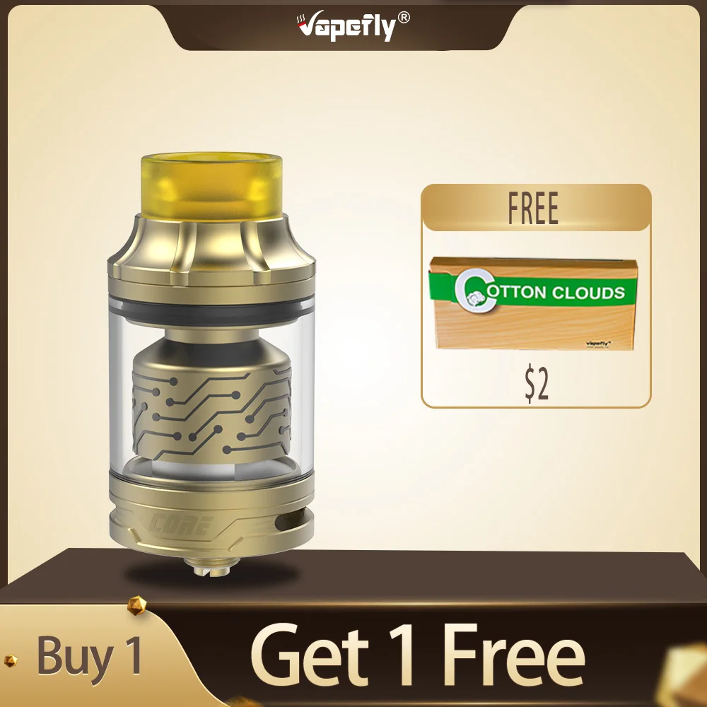 Бесплатный подарок новейший оригинальный Vapefly ядро DTL RTA Q система воздушного