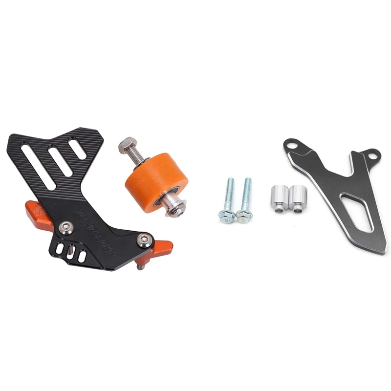 

2 комплекта защитных чехлов для мотоциклетных звездочек, черная боковая крышка цепи, A & B