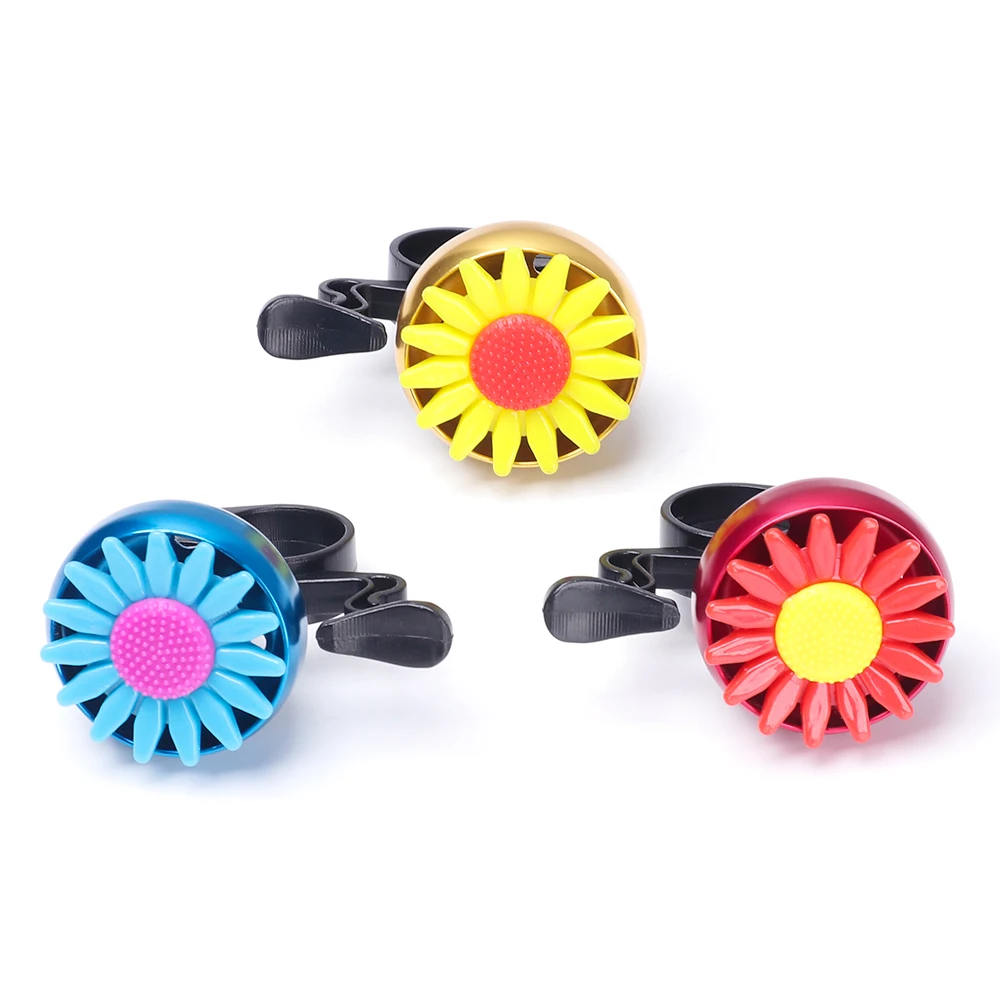 

Safety Bike Bell Horn Sound Alarm Bicycle Bell Daisy Flower Bell Alarm For Handlebars Cycling Bicycle Handlebar Accessories