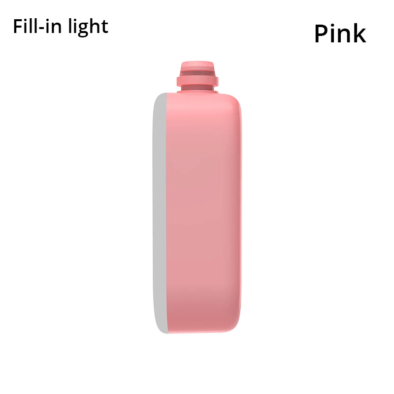 Pink lamp Видео стабилизатор селфи палка Штатив для iPhone Xiaomi huawei Gimbal Bluetooth штатив селфи палка заполняющий светильник для мобильного телефона - Цвет: Pink lamp