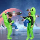 ET пришельцы надувные костюмы Одежда для родителей и детей Монстр Косплей Костюм для взрослых детей вечерние НКИ фестиваля сцены праздника шоу