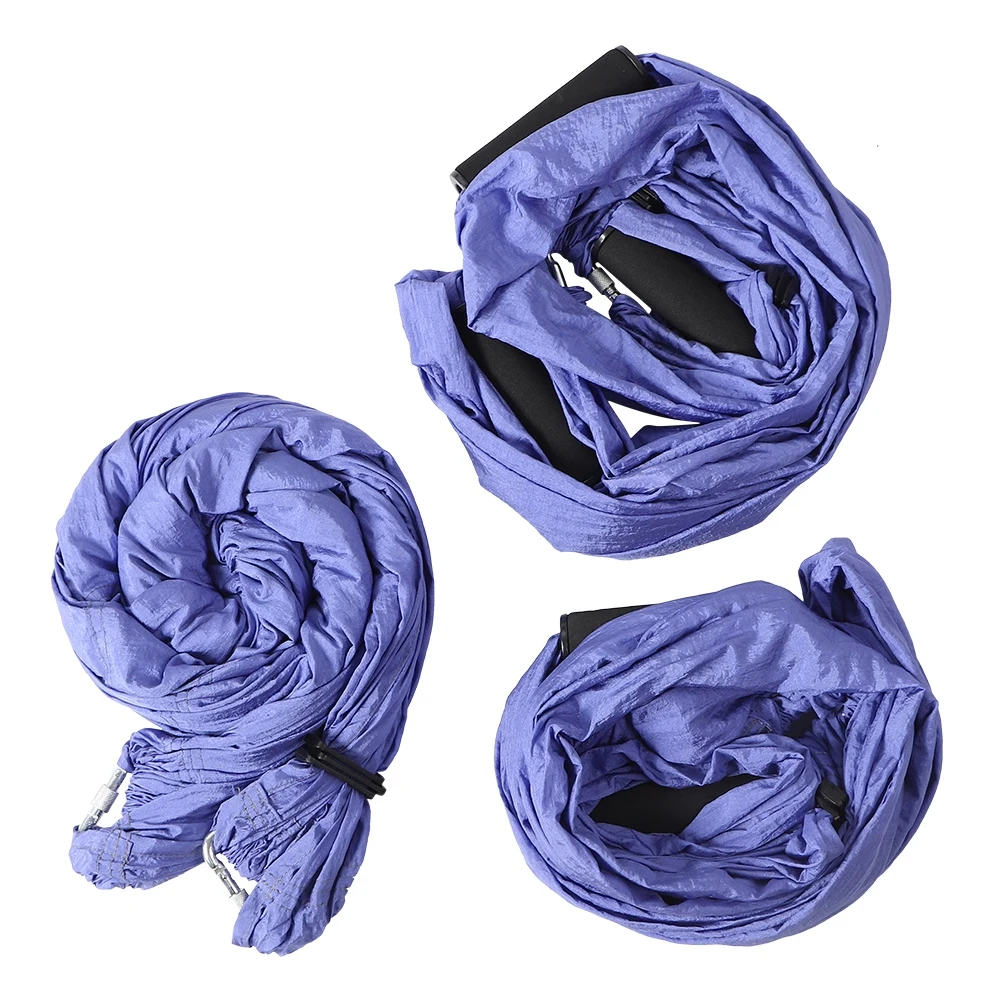 

Anti-Gravity Aerial Yoga Fitness Hanging Grip Inversion Trapeze Swing Sling Hammock(Purple)