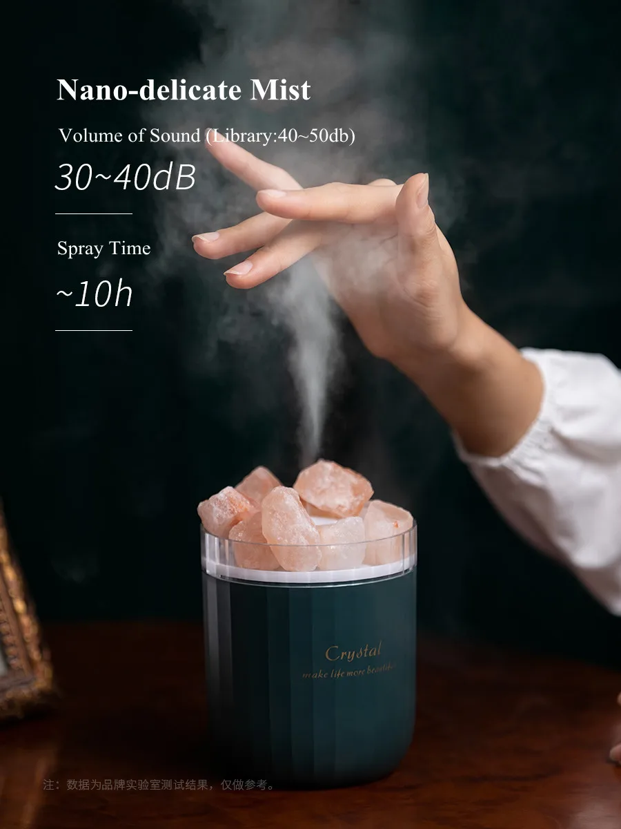 Портативный хрустальный увлажнитель воздуха Aromatheraphy беспроводной USB с
