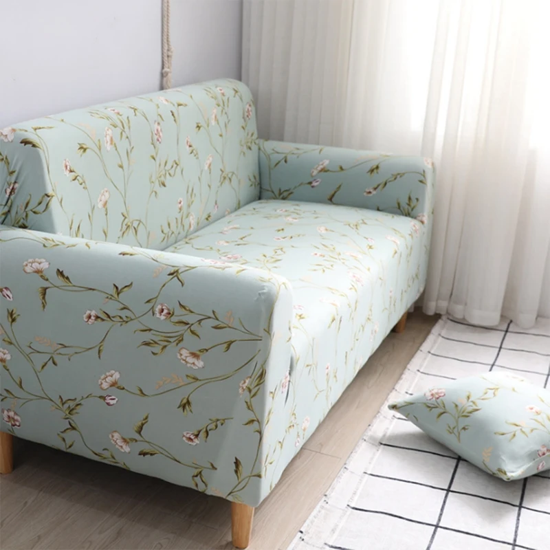 Elastic Sofa Set Furniture Protective Cover Printing Fashion Fabric 1 2 Pillowcase | Дом и сад
