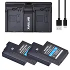 4 аккумулятора 3,6 В 3600 мАч + двойное зарядное устройство USB для консоли Sony PSP 1000 PSP-110