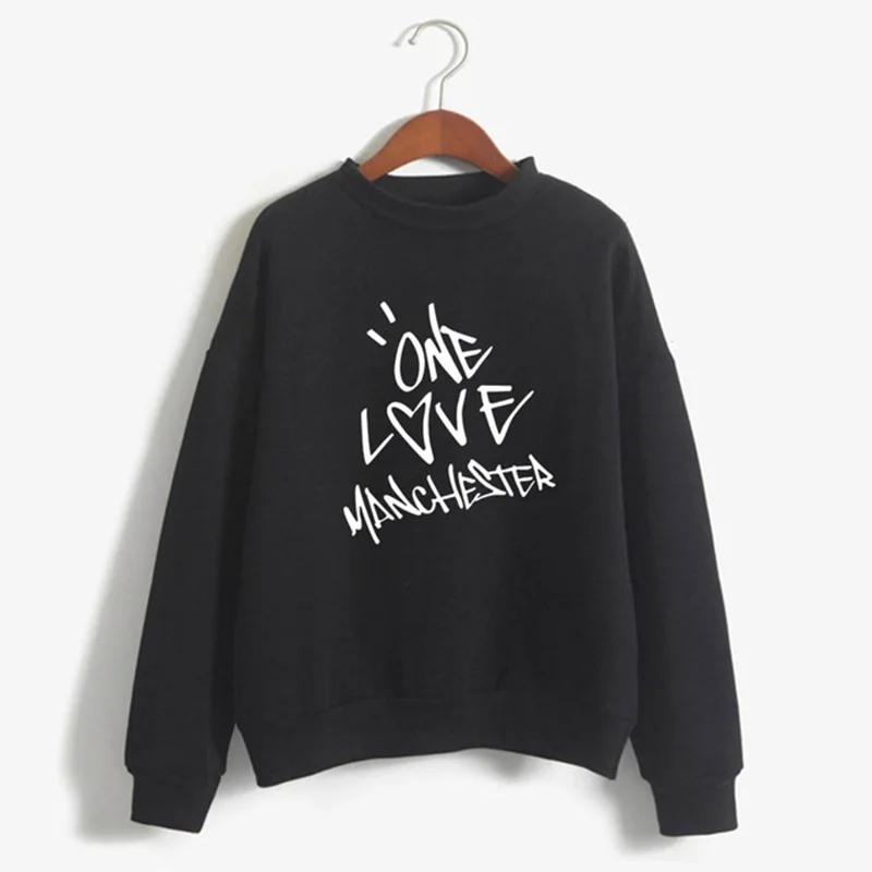 

Moletom feminino ariana grande um amor Манчестер надпись impress o pul ver mujer inverno quente толстовки