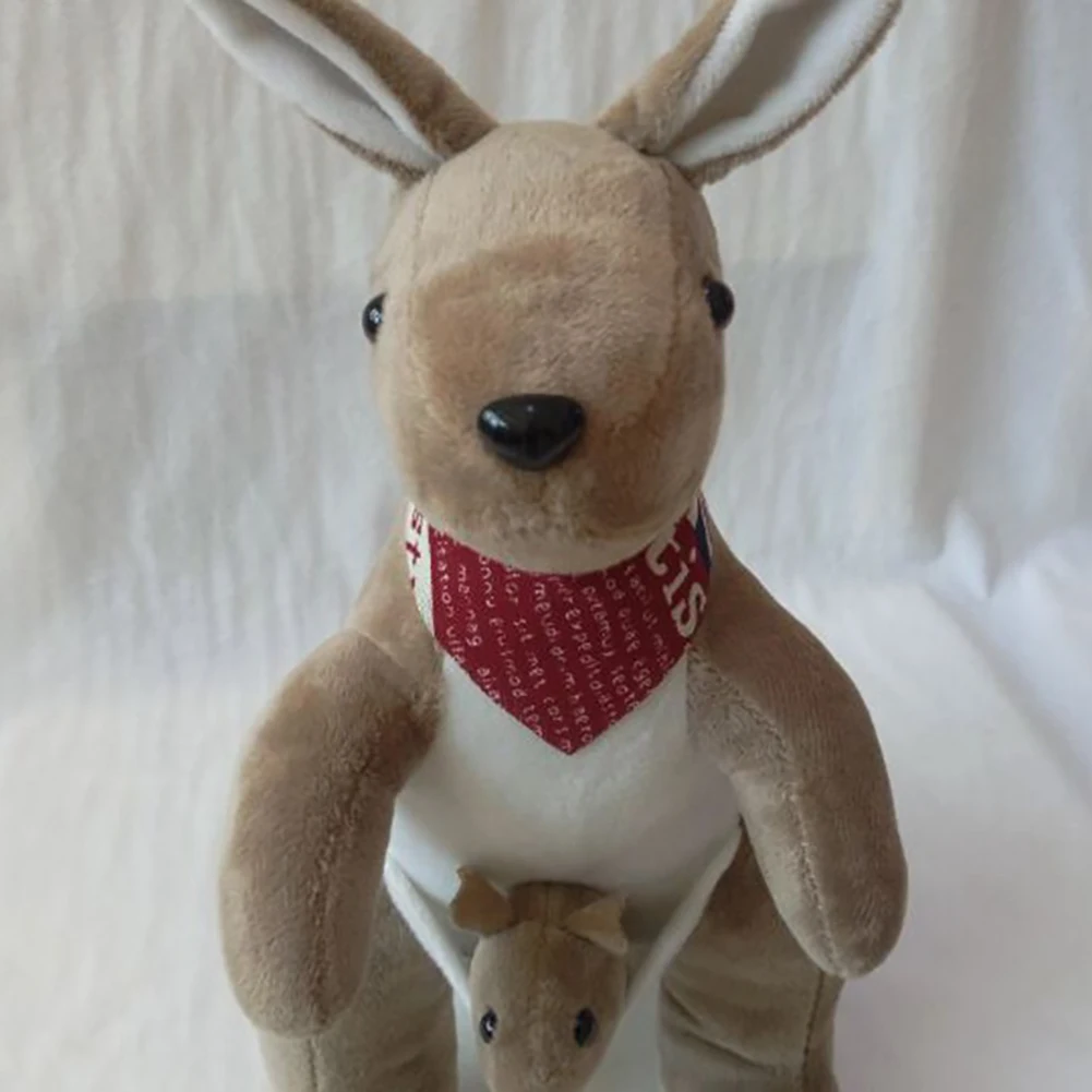 Многоцветная кукла-кенгуру для мамы и ребенка плюшевая мягкая игрушка подарок