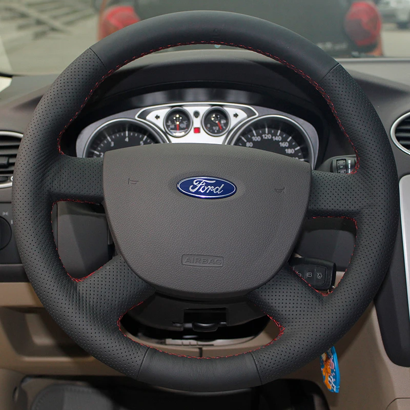 Подогрев рулевого колеса автомобиля крышки для Ford Focus 2 2005 2011 Автомобильные
