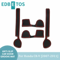 for honda cr v crv accessories 2007 2011 non slip anti dust cup holder inserts door pocket linerscenter console liner mats