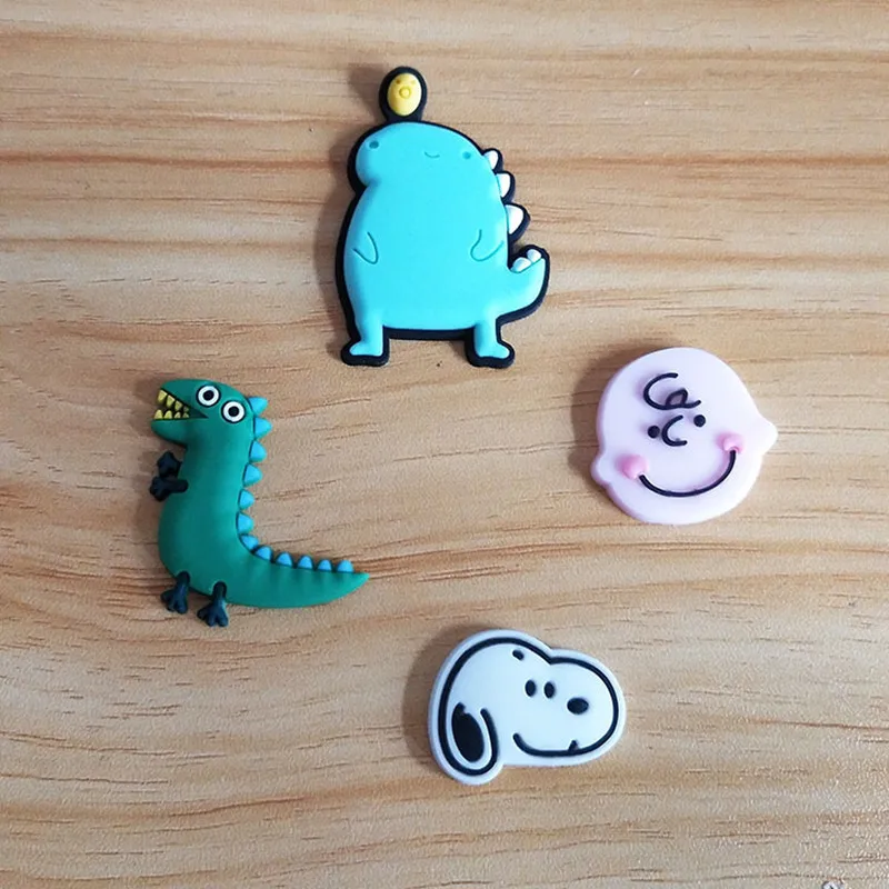 10 шт./лот силиконовые Подвески с плоской задней стороной в виде мультяшного