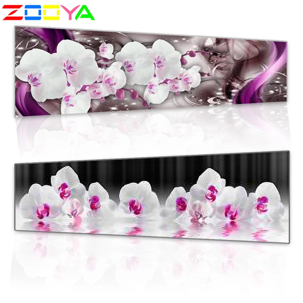 ZOOYA 5D diy полностью квадратные цветы алмазы мозаика алмазная живопись Алмазная