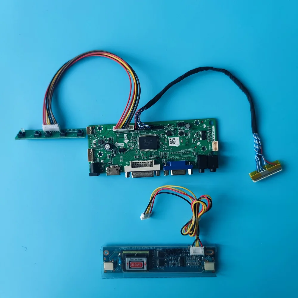 

M.NT68676 board driver DVI VGA LCD DIY Controller Kit For M190PW01-V7/V5/V4/V6 LVDS Screen HDMI-compatible 1440X900 panel 19"