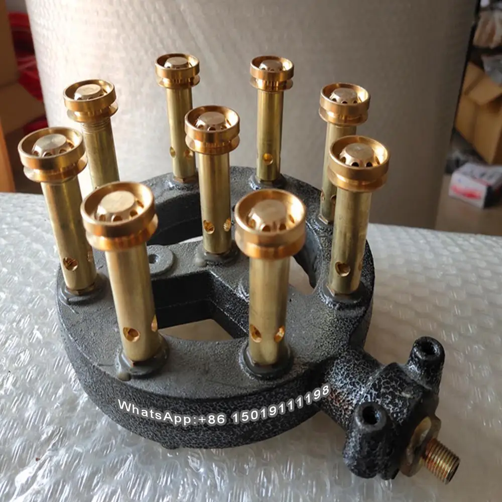 Домашняя газовая горелка с 9 отверстиями портативная настольная уличная плита