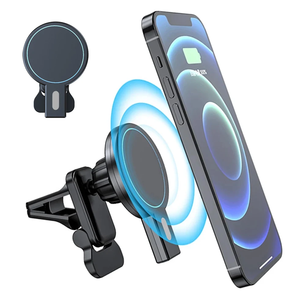 

Magnetic Car Phone Holder For Phones Universal Car Air Vent Holder For iPhone 12 Cell Mobile Phone Mount Charging stand