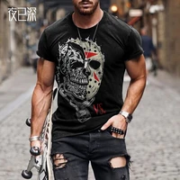2021 summer american flag print mens casual fashion t shirt round neck loose oversize muscle streetwear clothing mans tshirt