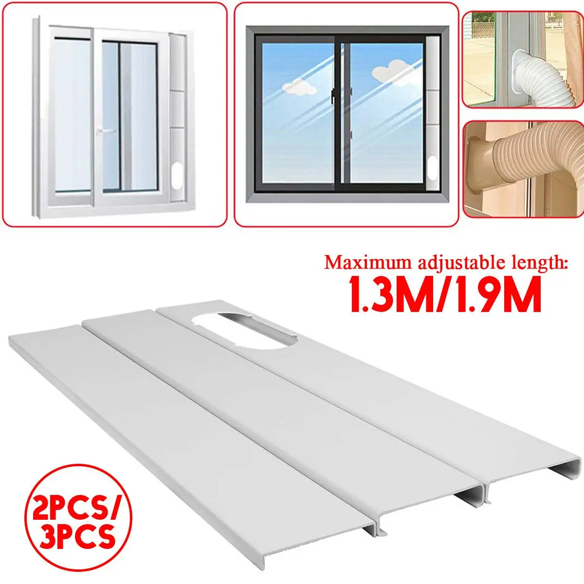 1 9 м/1 3 м Мобильный кондиционер Универсальная регулируемая оконная