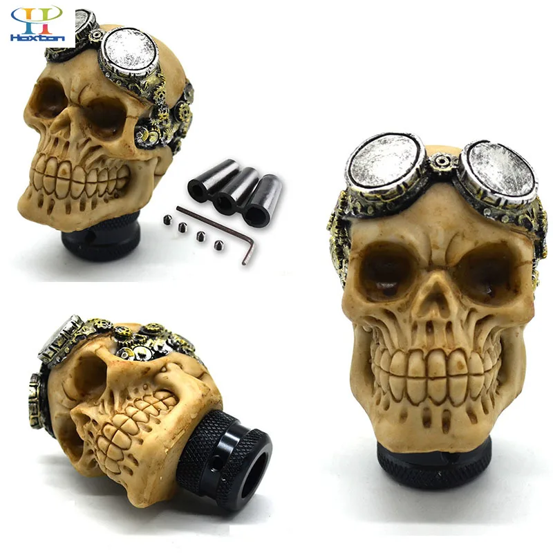 Универсальная ручка переключения передач для автомобиля с черепом