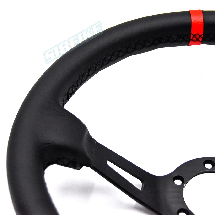 Рулевое колесо 350 мм красный Дрифт для гонок модифицированный автомобильный