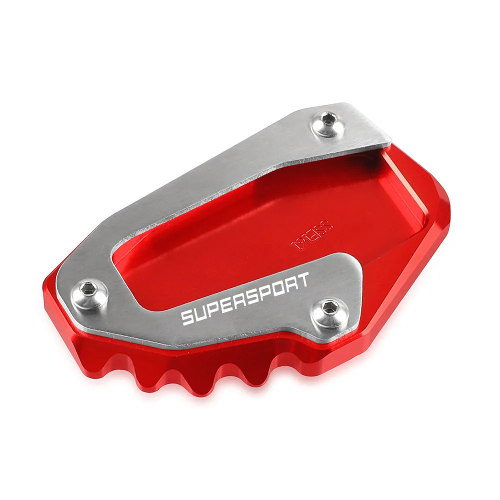 

FOR ducati SuperSport S 2017 2018 2019 2020 2021 Motorcycle Foot Side Stand Enlarge extension Kickstand Plate Pad bracing Kit