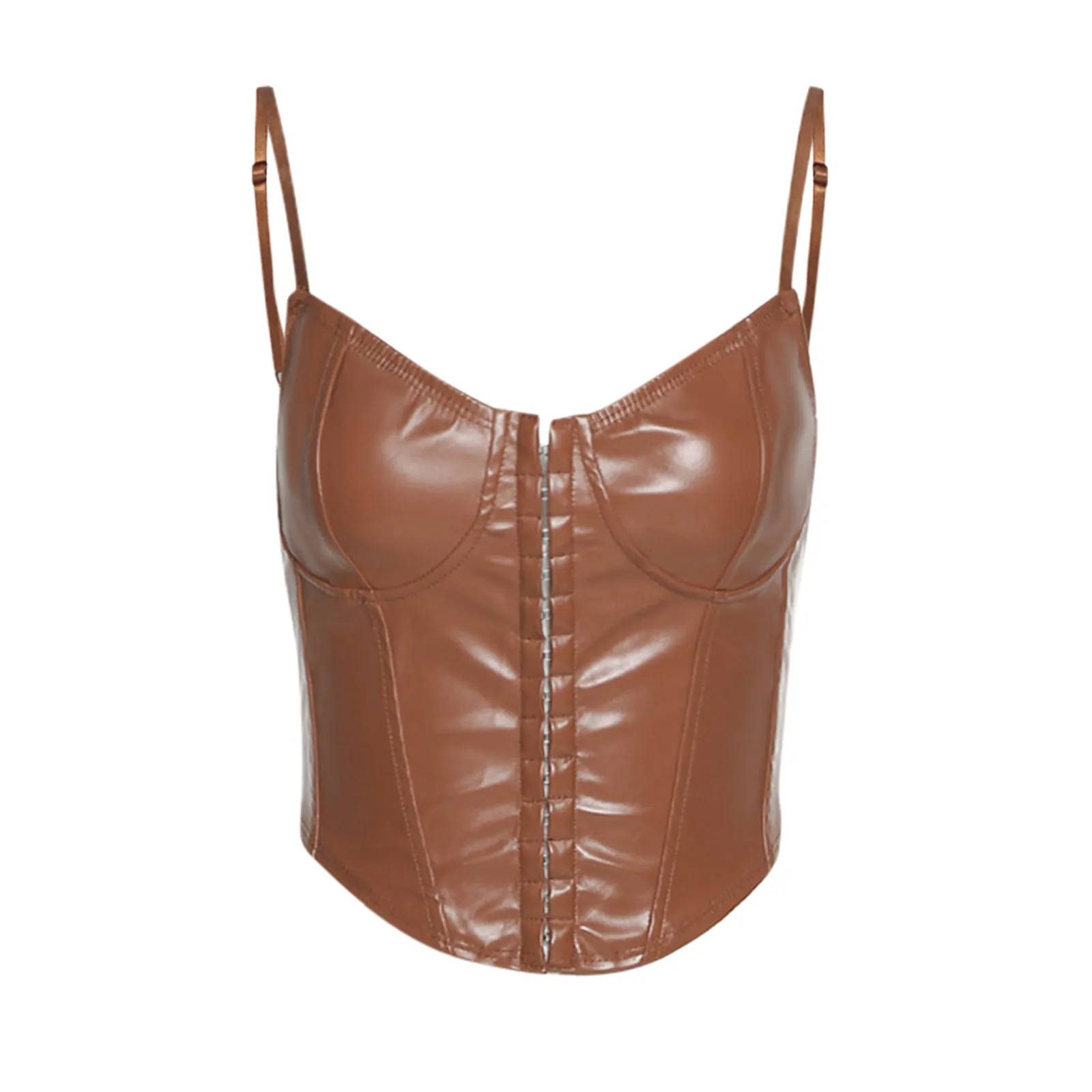 

Womens Fashion All-match Sling Slim Short Umbilical Vest T Shirt Blous