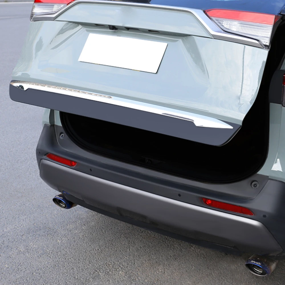 

CarManGo For Toyota Rav4 XA50 2019 2020 Car Tailgate Trunk Door Decoration Cover Trim Sticker Chrome Exterior Accessories