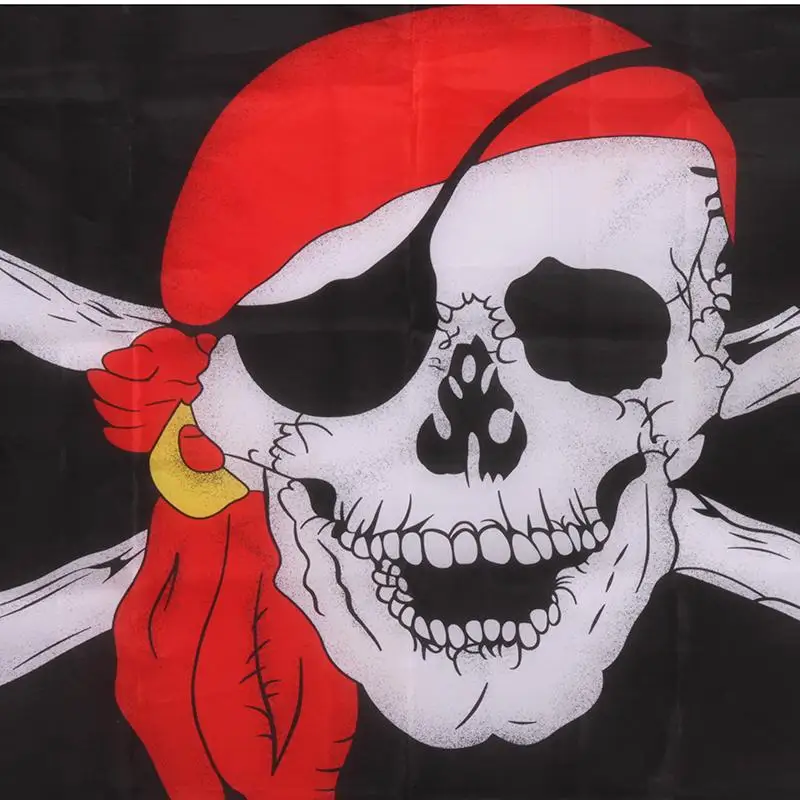 Незаменимый огромный Череп и крест Скрещенные Кости Пират Веселый Роджер флаги