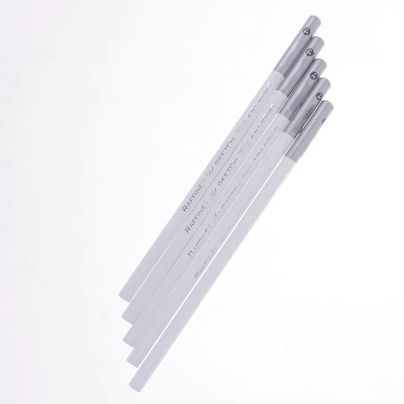2pcs Art Soft Drawing Pencils Standard Brown White Professional Sketching Painting Pencils For Artist Art School Supplies