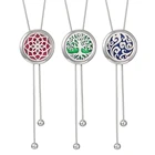 Древо жизни ароматерапия подвеска диффузор медальон регулируемая цепочка парфюмерные эфирные масла ожерелье Ароматерапия ювелирные изделия