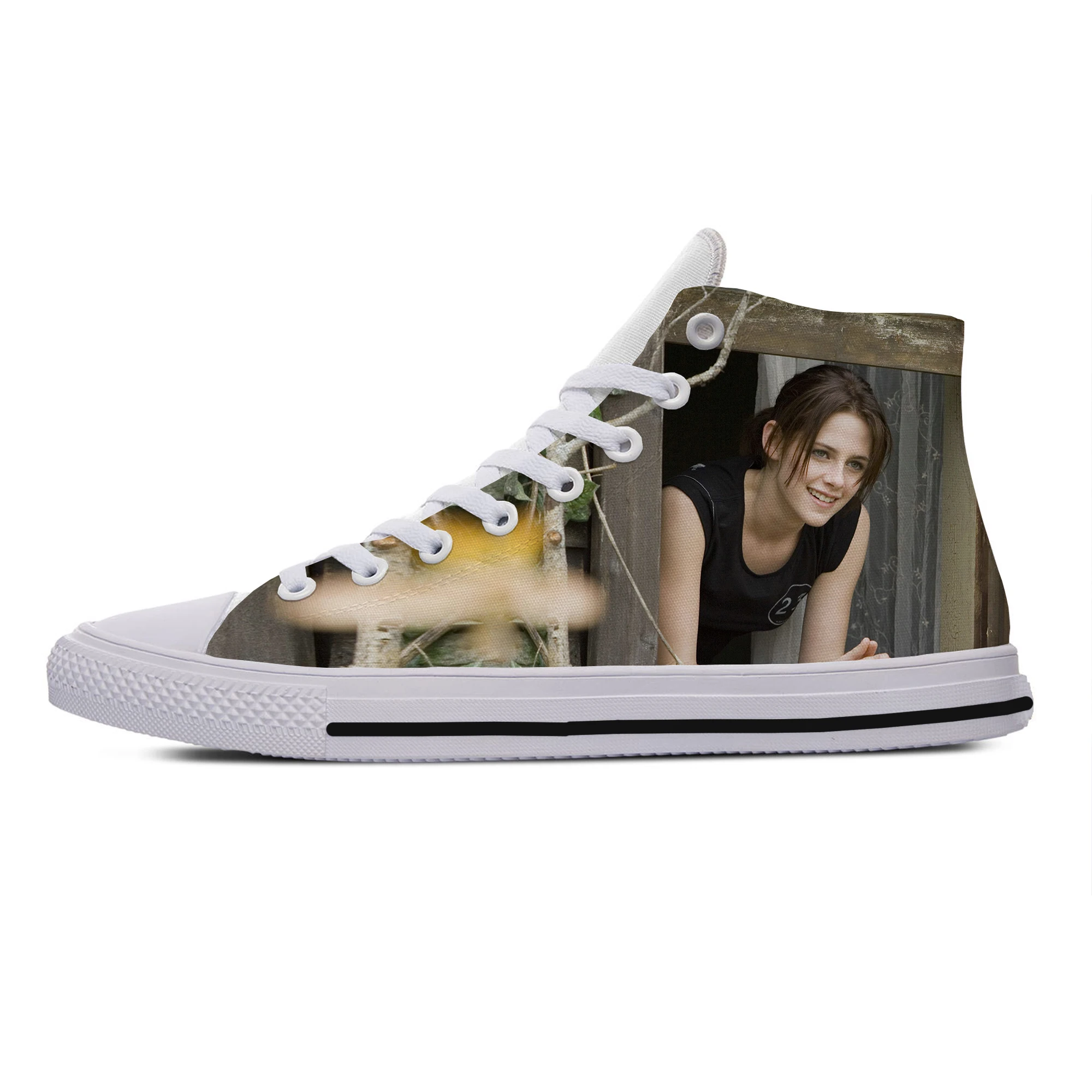

2019 Hot Cool Fashion Pop New Summer Funny High Quality Sneakers Handiness Casual Shoes 3D Printed For Men Women Kristen Stewart