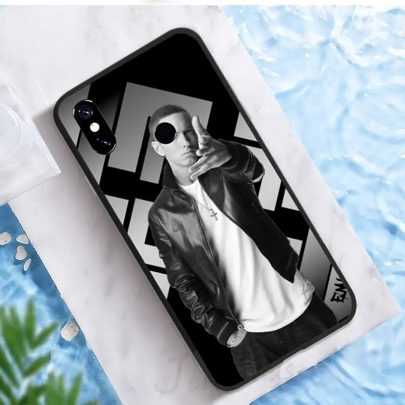 

eminem Phone Case For Xiaomi Redmi note 7 8 9 pro 8T 9A 9S Mi Note 10 Lite pro