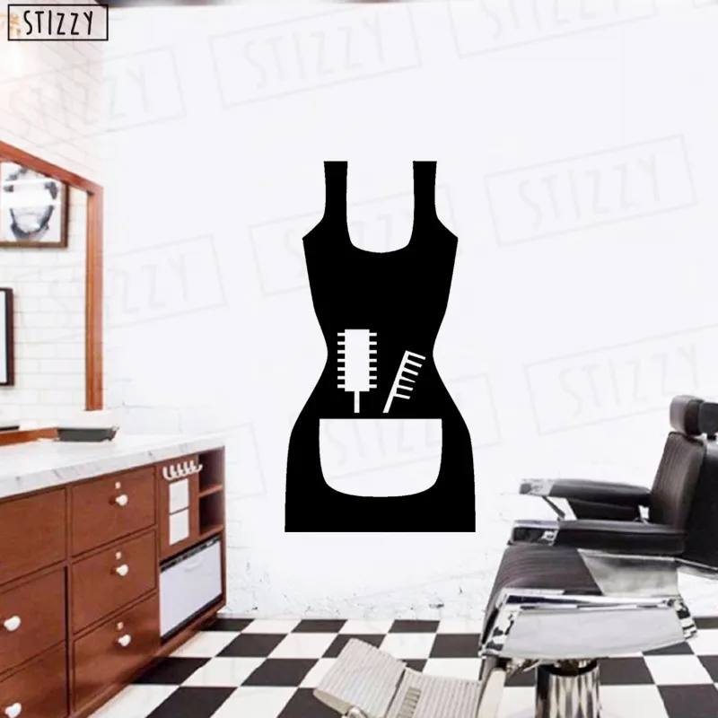 Настенная Наклейка stizzy салон красоты парикмахер современный декор для волос