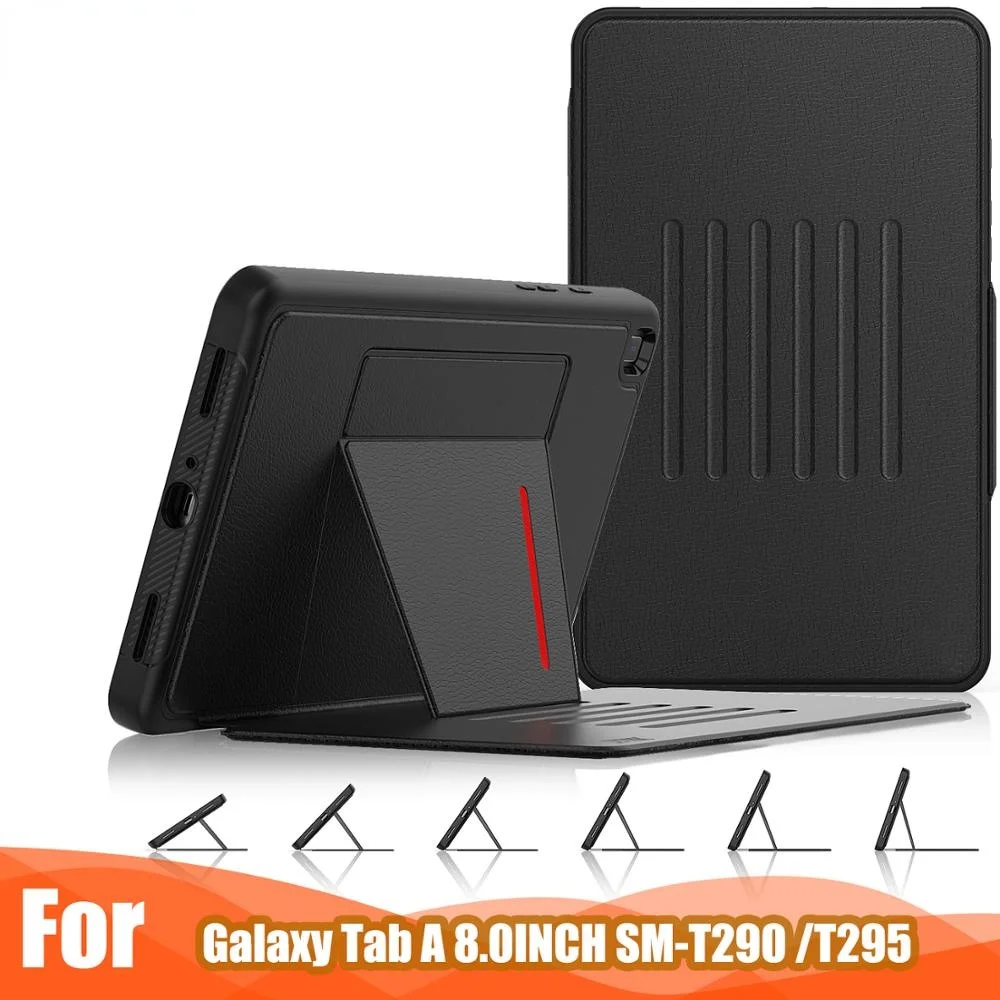 

Умный кожаный чехол для Samsung Galaxy Tab A 8 2019 SM T290 T295, чехол с автоматической подставкой для сна и пробуждения