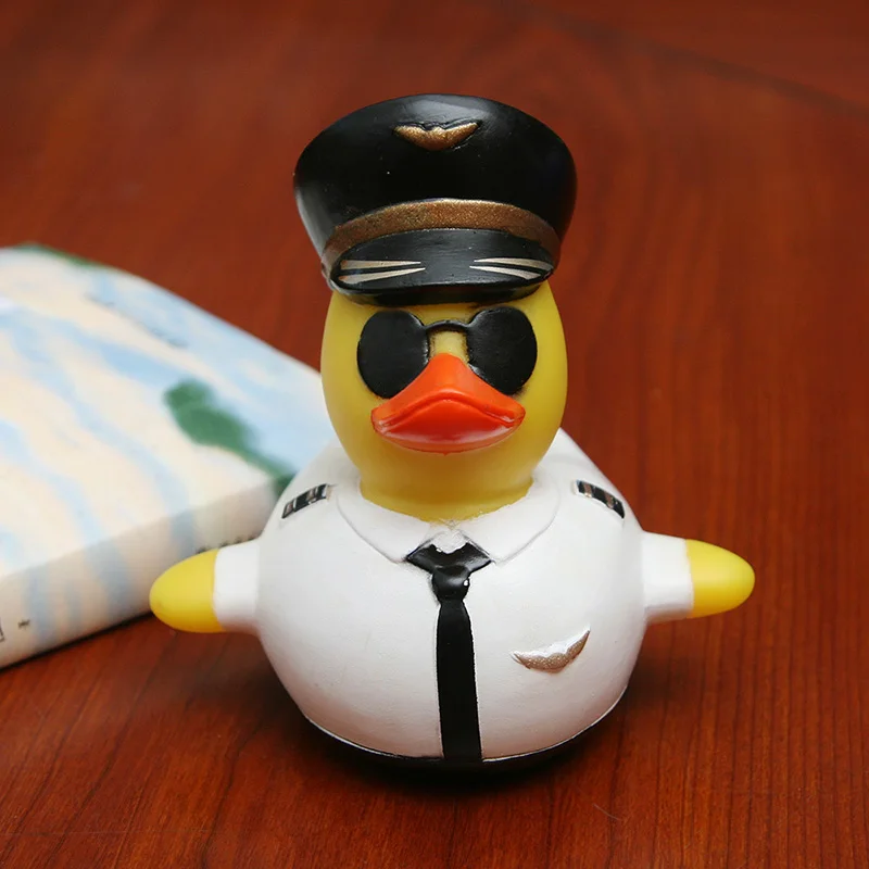 Резиновая утка для детского душа ESALINK милая водная игрушка-пилот творческий