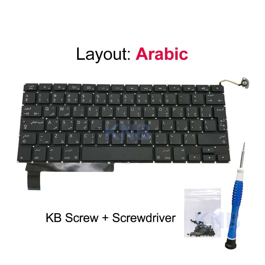Новый арабский раскладка для замены Клавиатура ноутбука Macbook Pro 15 4 &quotA1286