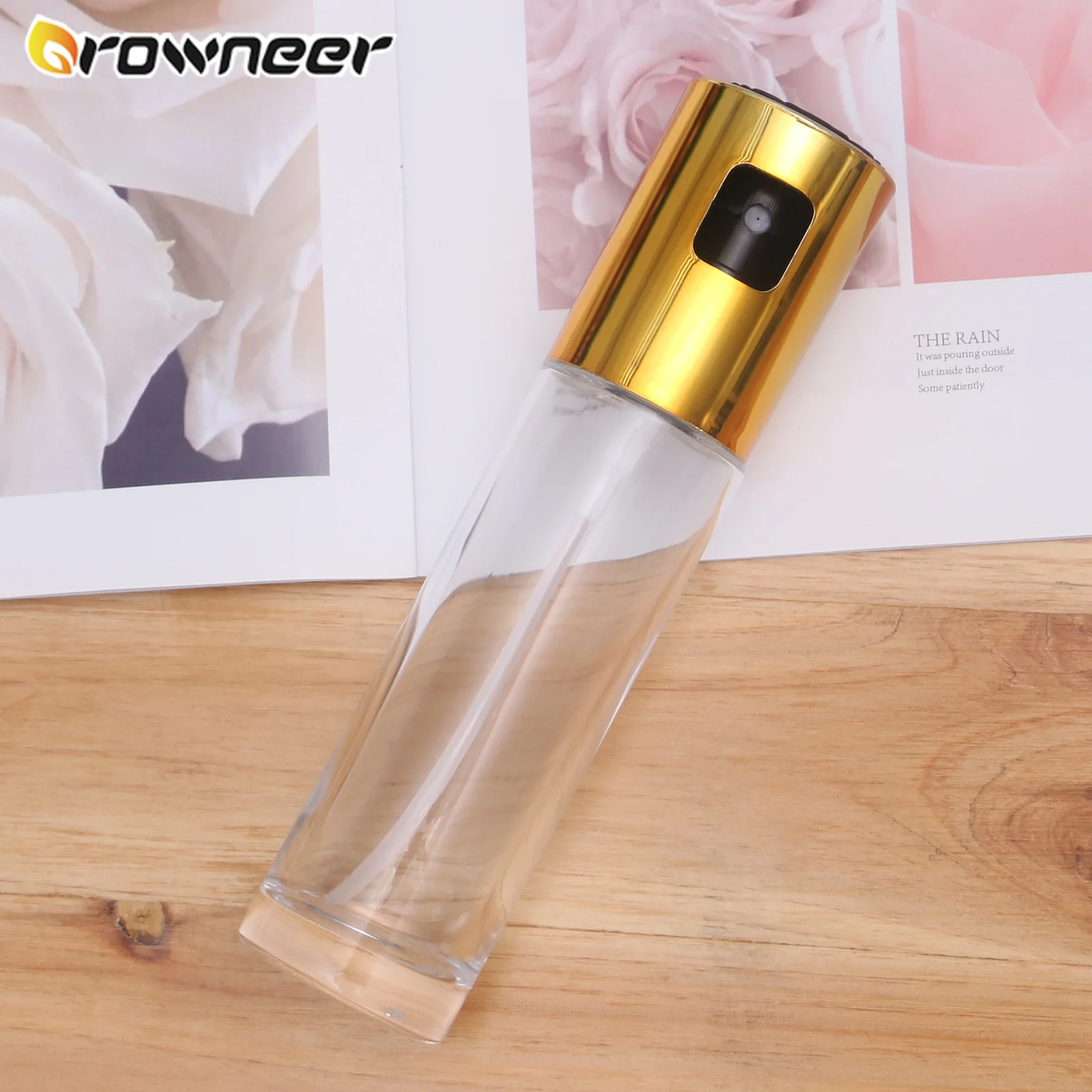 Дозатор для масла из нержавеющей стали бессвинцовый стеклянный прозрачный