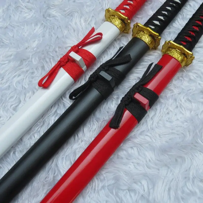 Косплей деревянный меч оружие реквизит аниме периферийный 3 цвета имитация