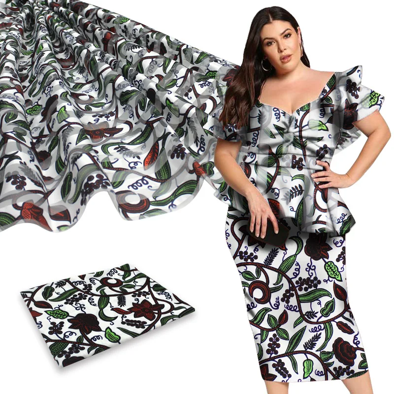 Африканская органза кружева популярный дизайн шелковая ткань африканская