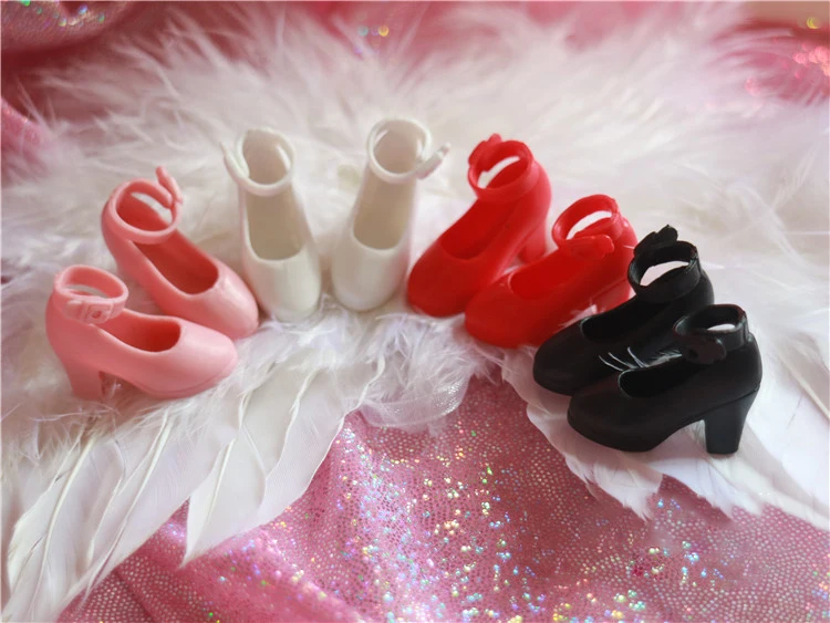 1 пара обувь для кукол Blyth Licca Azone Momoko Kurhn розовые высокие каблуки белая спортивная