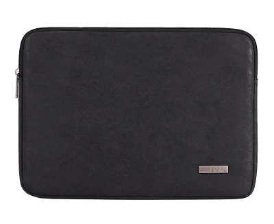 Style 1 black PU Кожаный противоударный чехол для ноутбука 14 14,1 для Macbook Air 13 Pro 15 Touch Bar чехол для Xiaomi Asus lenovo hp сумки для ноутбука - Цвет: Style 1 black